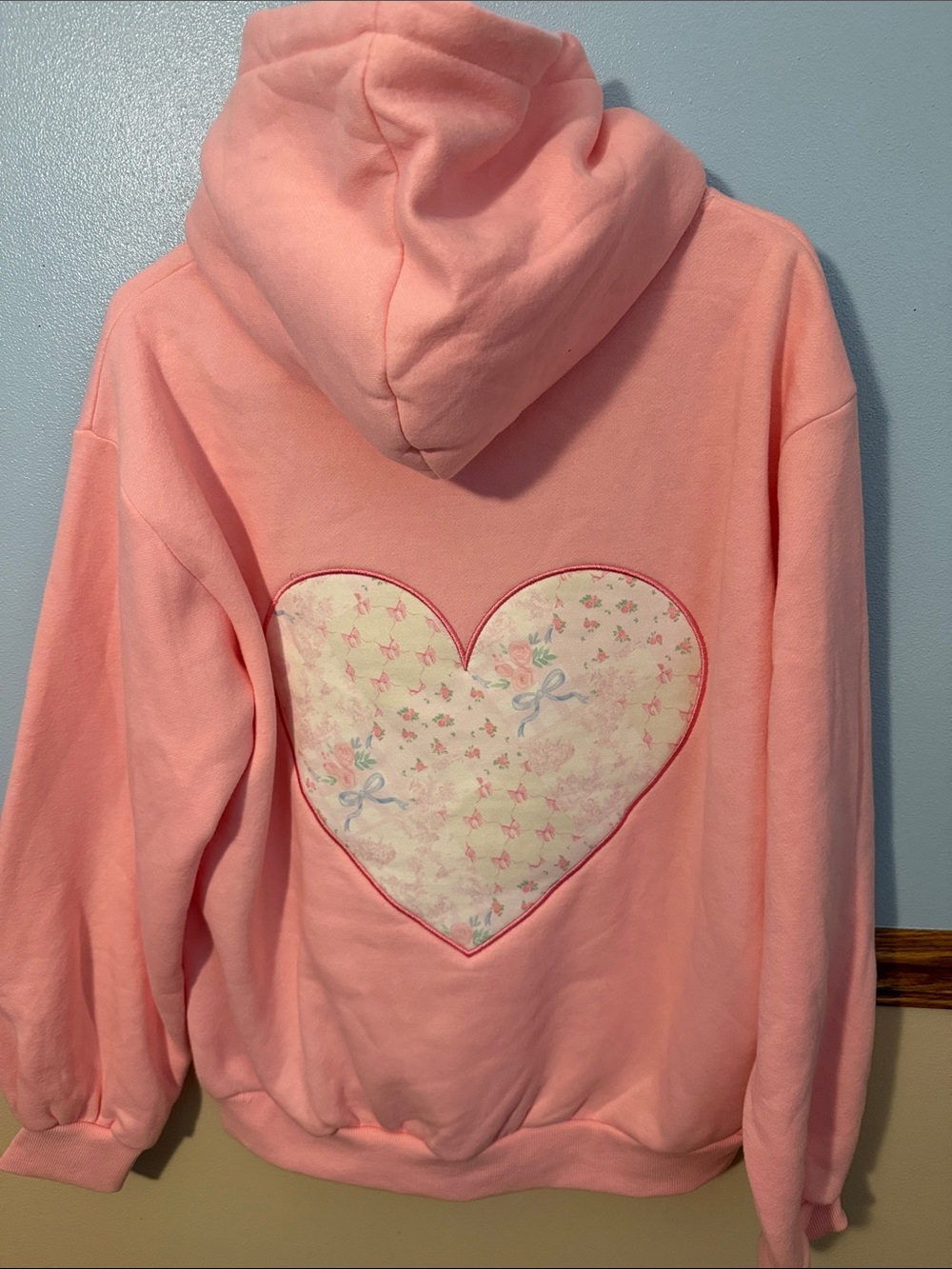 Altar’d State Pink "You Are Loved" Hoodie Sweatshirt - Women's Oversized Medium - Picture 2 of 3